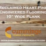 reclaimed heart pine by cummings veneer products