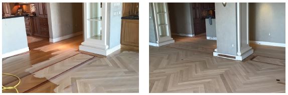 Floor Before and After