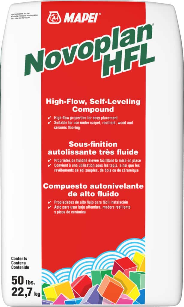 MAPEI Introduces Novoplan HFL SelfLeveling Underlayment Hardwood