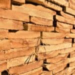 Raw Wood Material Stock Photo