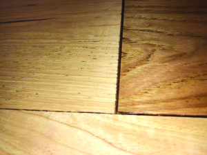 uneven bevels