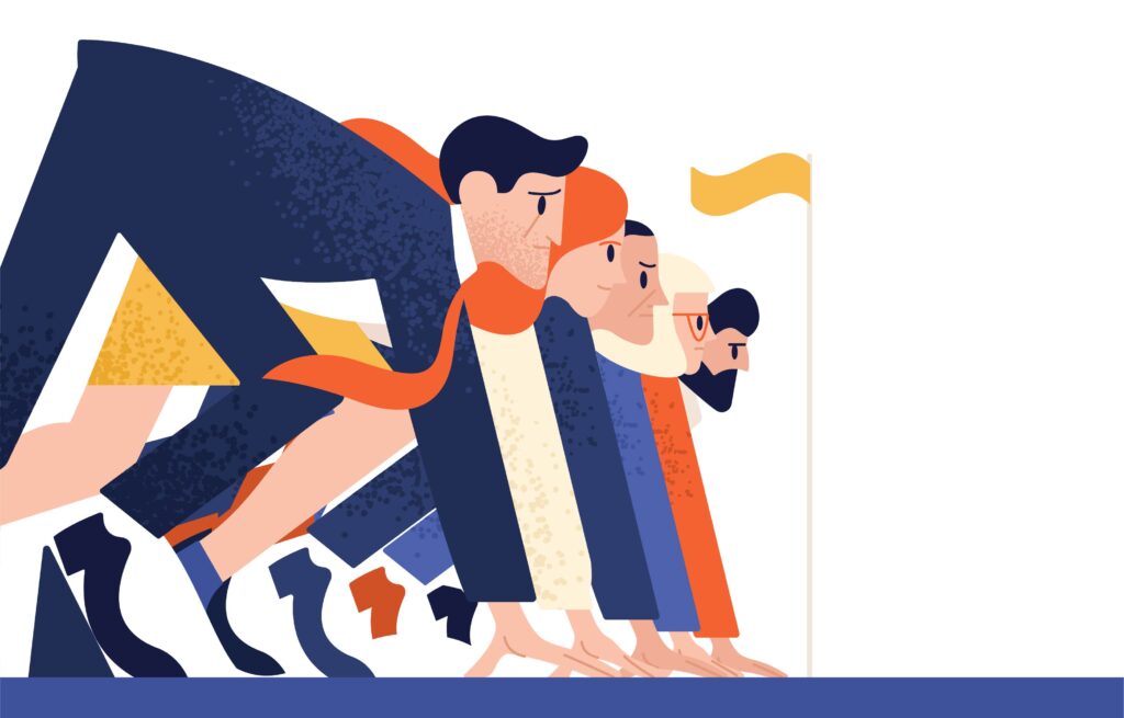 Business Race Graphic