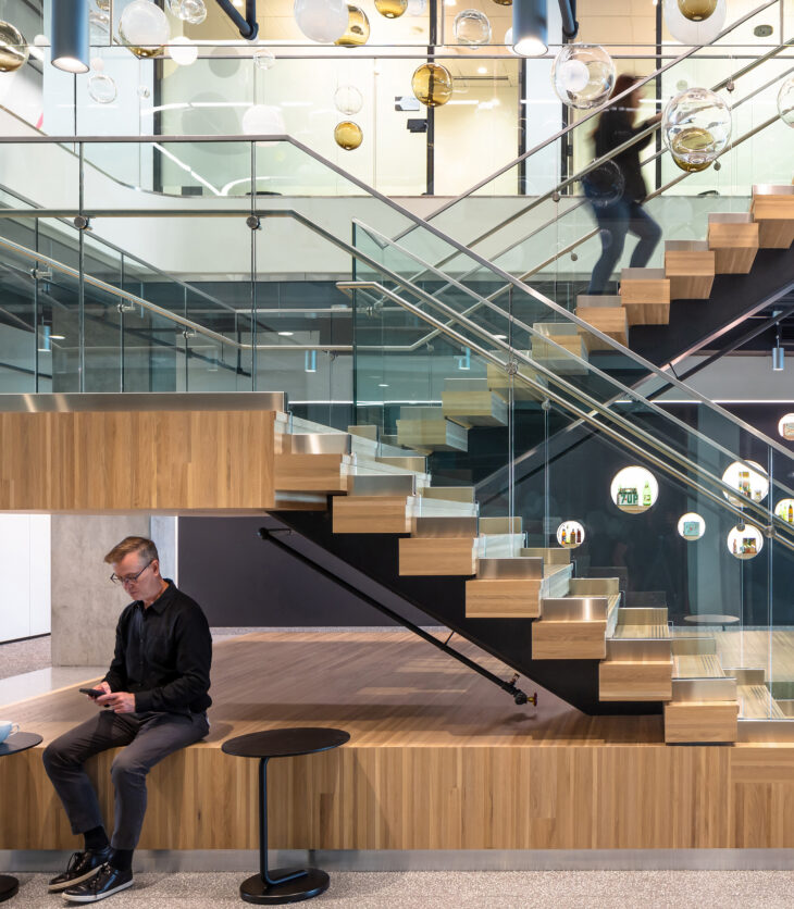 Woodwright Hardwood Floor Company Staircase Photo