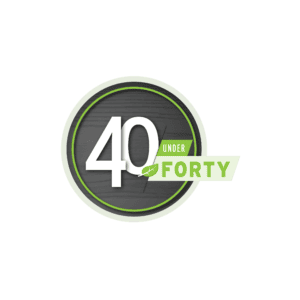HFM 40 Under 40 Logo 2022