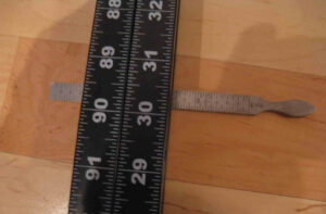 Measured the dip